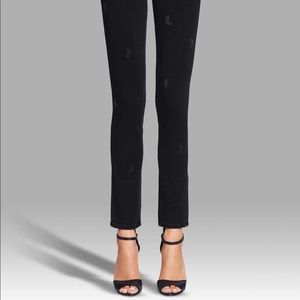 Paige Skyline Ankle Peg Embellished lunar black